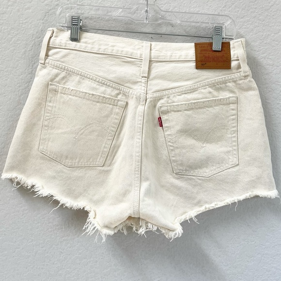 Levi's 501 Original Short Natural Instinct Sz 29 - Picture 4 of 8